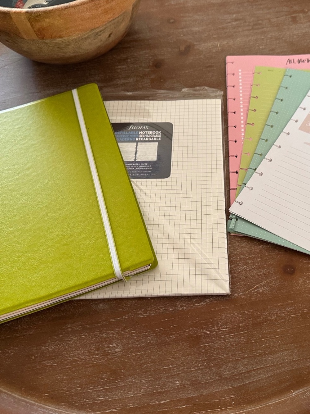 FILOFAX EXEC Notebook + Happy Planner Refill Bundle